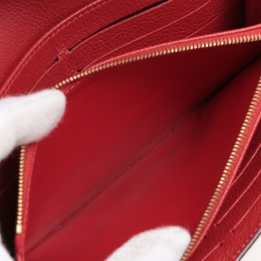 💎Authentic Louis Vuitton Empreinte Sarah Wallet Long Wallets Into Initials - Picture 11 of 13